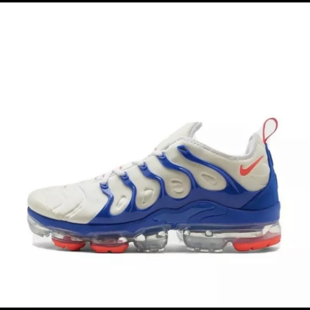 Nike Air Vapormax USA Royal Blue Red Coconut Milk White DM8317-100 sz 9 Men's